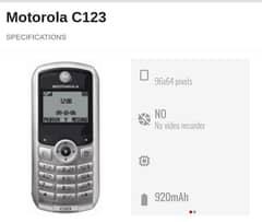 Motorola C123 Antique