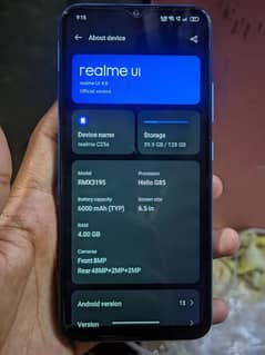 Realme C25S Available Condition Like New.