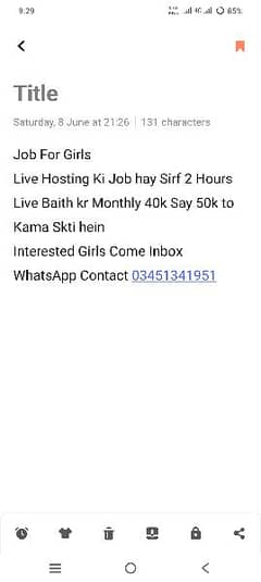 Job For Only Girl's