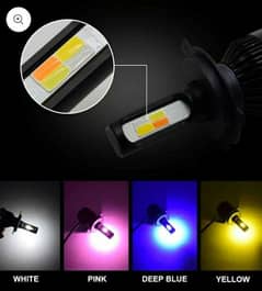 4 colours led light for cars and bikes