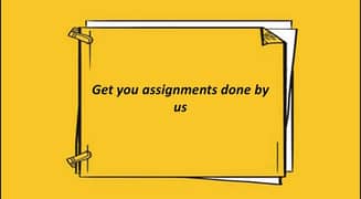 If you need help with your assignments. I’m here to make it for you