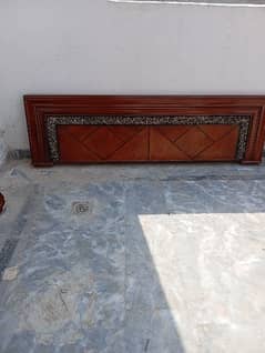 Double bed two side Table condition 10/9 wood main hai