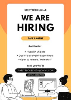 WE ARE HIRING!!