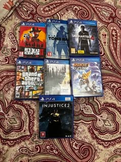 ps4 games 7 titles for sell cheap rate