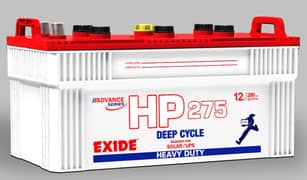 Exide Battery HP 275 200 AH 27 Plate Deep Cycle