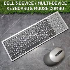 Dell k7120 m5320 3 Multiple devices Wireless Bluetooth Mouse Keyboard