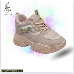 womens chain high sole sneakers