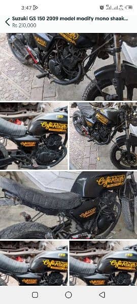 Suzuki 150cc lahore mono shook Pe modify 1