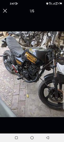 Suzuki 150cc lahore mono shook Pe modify 2