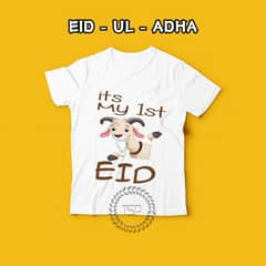 Customised Eid t shirts for kids and adults