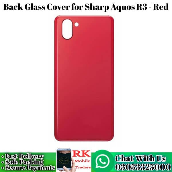 Aquos R2, R3, R5 back glass available cheap and Wholesale Rates 0