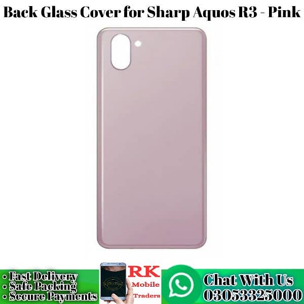 Aquos R2, R3, R5 back glass available cheap and Wholesale Rates 1