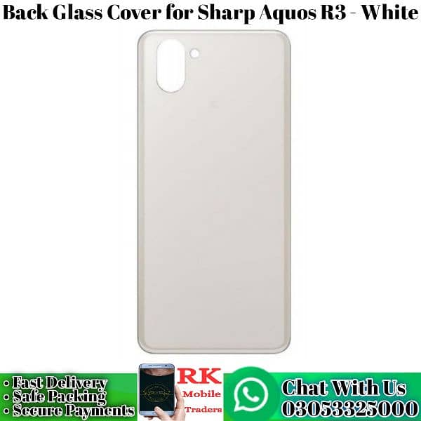 Aquos R2, R3, R5 back glass available cheap and Wholesale Rates 3