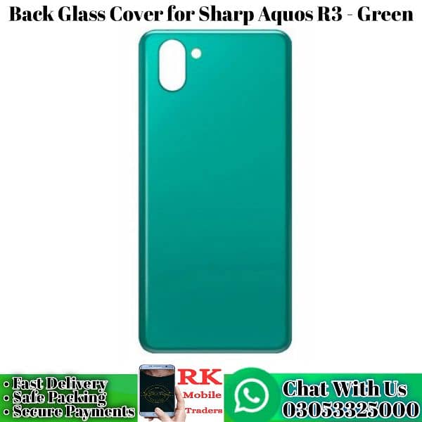 Aquos R2, R3, R5 back glass available cheap and Wholesale Rates 4