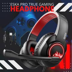 PRO RGB Gaming Headphones With USB Mic For PC Laptop XBOX PS4 Headset 0