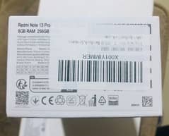 Redmi note 13 pro plus 5G Non PTA Approved Sealed pack box