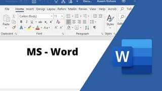 MS word job part time for female /male work from home JOB