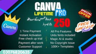 Canva Pro Software Lifetime With Full gurantee