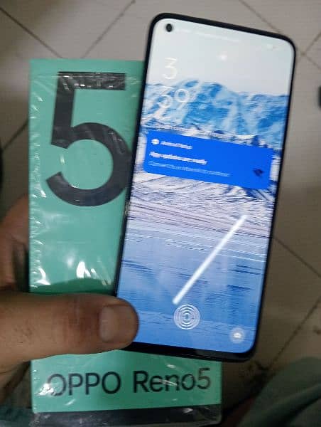 oppo Reno 5 10 by 9 full box Sath h back rufe h 0