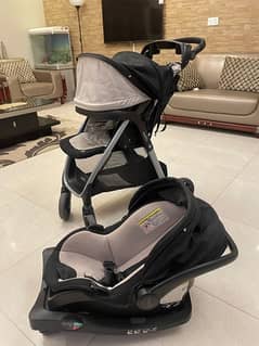 Evenflo Frevo Travel System (Stroller, Car Seat/Carry Cot)