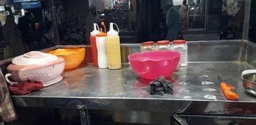 Fries /Zinger Steel counter Urgent Sell