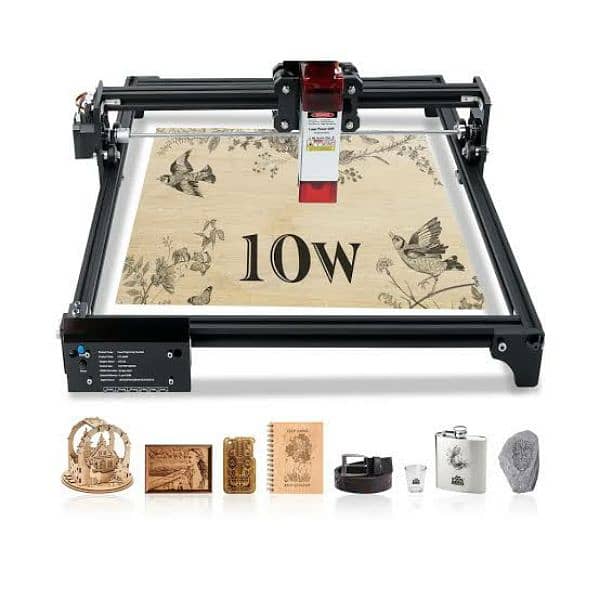 Laser Engraver, 10W Output Power Laser Cutter, 10W Higher Accuracy 1