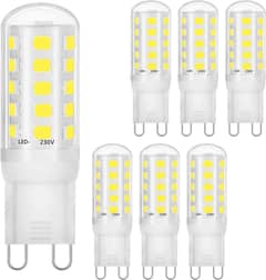 5 Pack,G9 LED Bulbs Dimmable Cool White,6000K