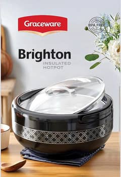 Fancy Brighton Hotpot With Glass LID - Graceware Product