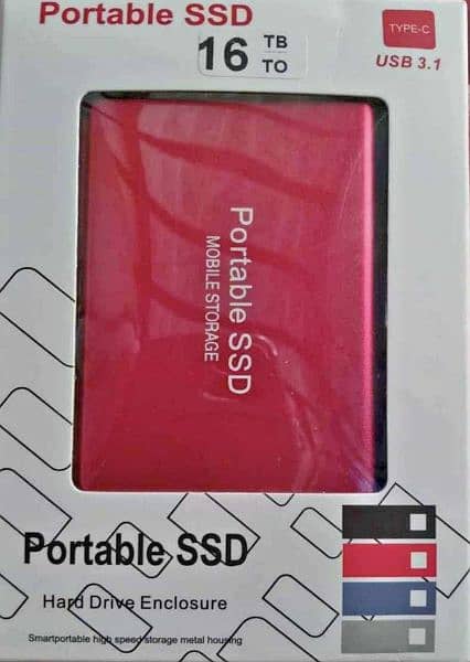 16 tb SSD portable drive 0