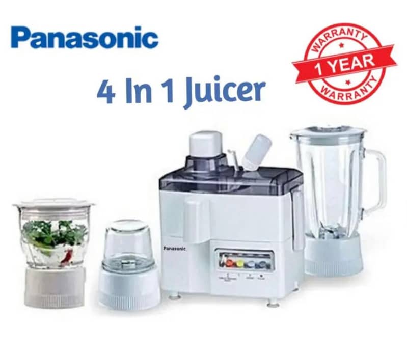 Panasonic Juicer Machine 4in1 with 1 year Warranty 0