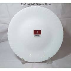 Marble white plates