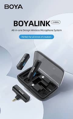 Boya link Mic for dual / Two Persons 3 Years  official warranty