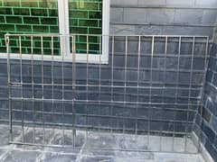window steel and iron 2 used grill