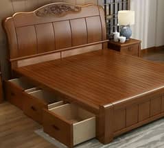 Wooden Bed set solid wood 0321/512/0593