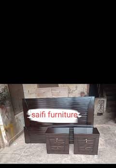 Double bed/bed set/side table