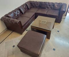 L Shape 7 x Sofa Seater ( Corner) with Table
