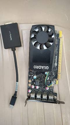 Nvidia Quadro P620 2GB DDR5 GOOD FOR GAMING AND VIDEO EDITING GPU GTX
