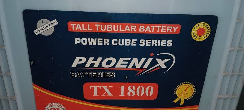 Phoenix Tall Tubular Battery TX-1800 3