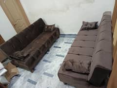 Sofacum bed / Sofa set / Single bed / double bed  / malai velvet sofa