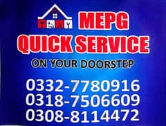 MEPG Quick repairing and installation service