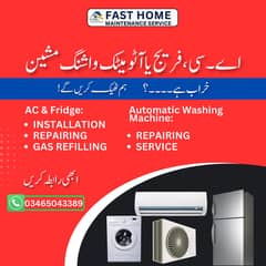 Automatic Washing machine repair/Ac Installation/Ac Repairing/