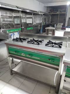 3Stove Burner New Availabl/pizza oven/Dough mixer/conveyor/fryer/grill