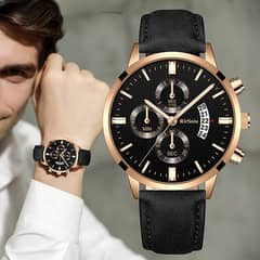 Fashion Men's Business Quartz Watch Luxury Belt Waterproof Classic