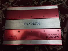 Punch Original  4 Channel Amplifier. A very expensive and rare model.