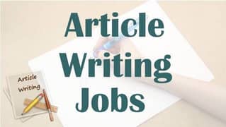 Assignment / Artical Typing Jobs