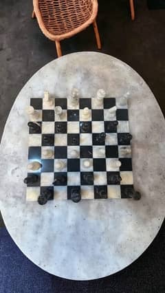 Brand new Elegant Marble chess set