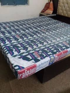 king size bed with dura form 5inch mattress