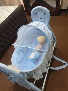 3 in 1 baby cot with mosquito net and swing