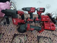 Milwaukee M18 fuel grander impact drill Hilti charger