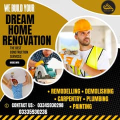 Construction/Renovation/Interior Services/Construction Services